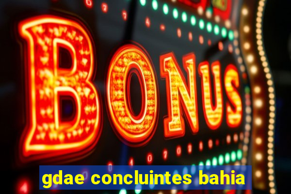 gdae concluintes bahia